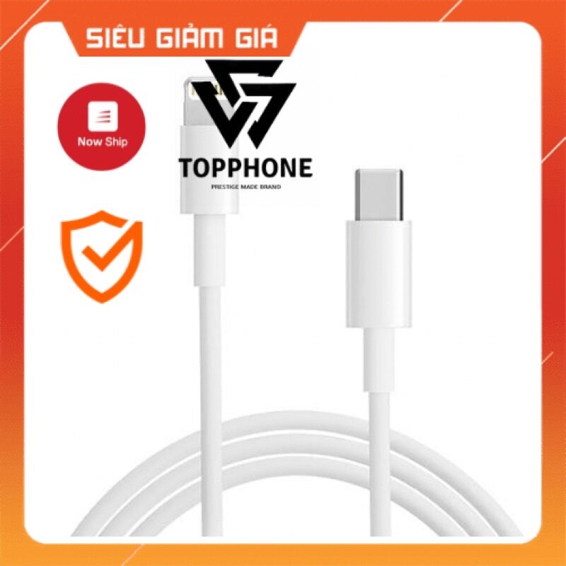 Cáp sạc ip to lighting hỗ trợ sạc nhanh 18w