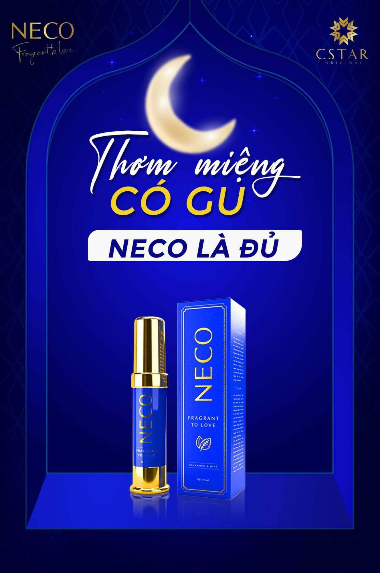 XỊT THƠM MIỆNG KHÁNG KHUẨN NECO