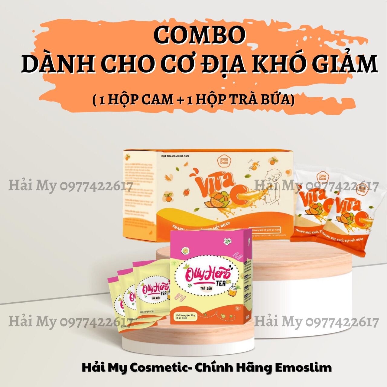 Nước trái cây vị cam và trà bứa