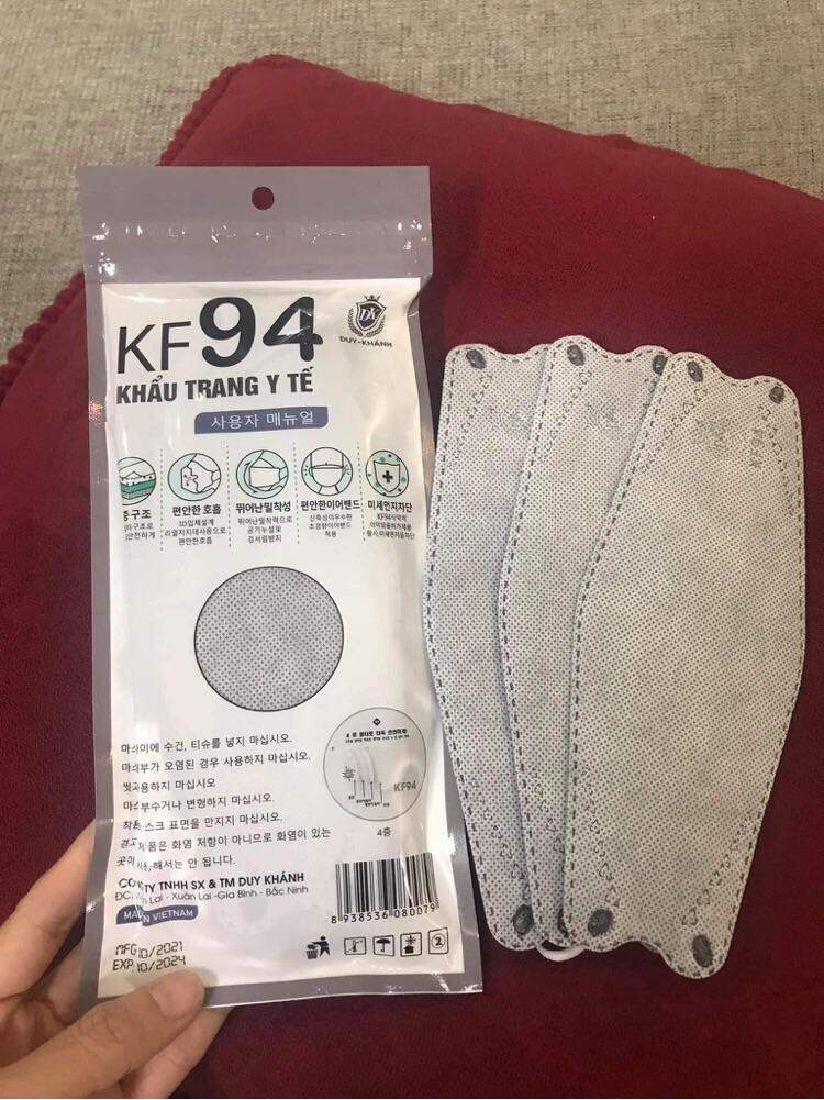 Khẩu trang 4D iMask KF94 Duy Khánh (Gói 10c)