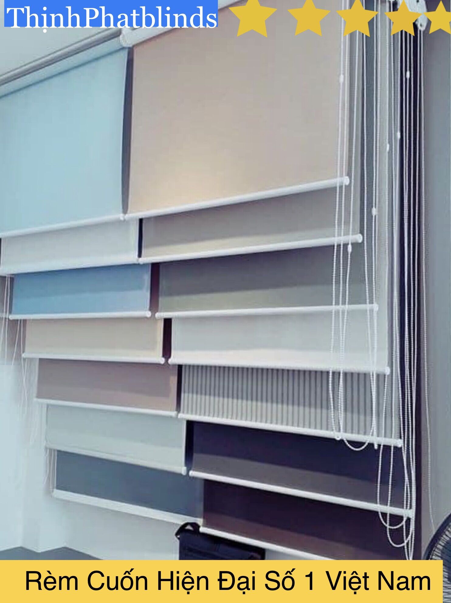 Màn rèm cuốn che nắng cửa sổ cản nắng, rèm cuốn cửa sổ làm được theo kích thước yêu cầu