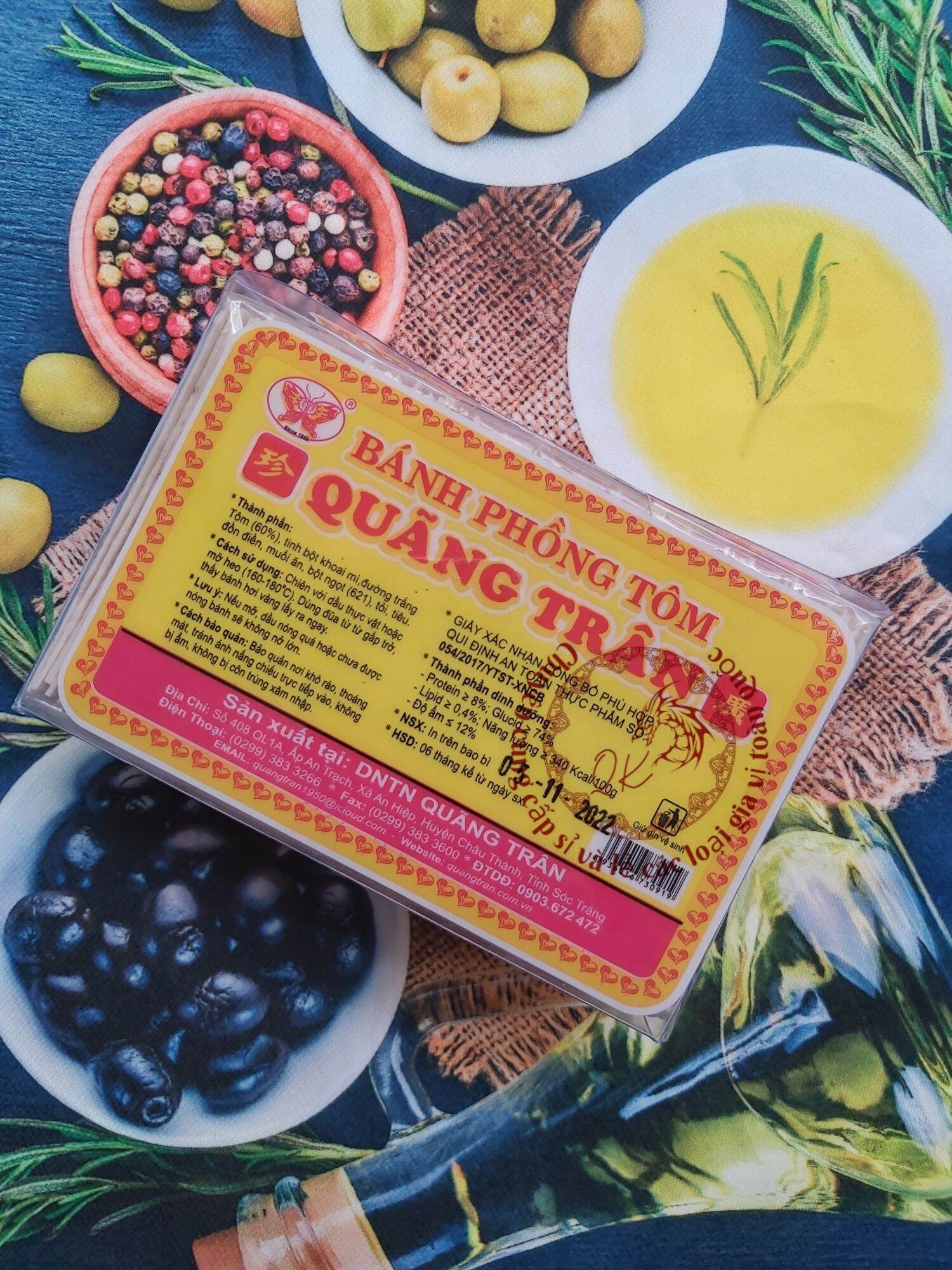 Bánh phồng tôm Quảng Trân  500gr