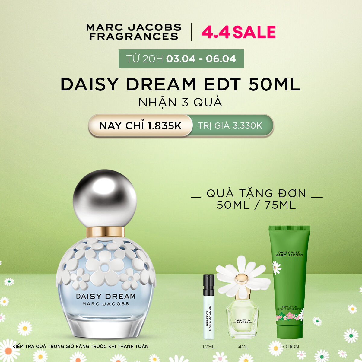 Marc Jacobs Daisy Dream Edt Women's Perfume 50ml