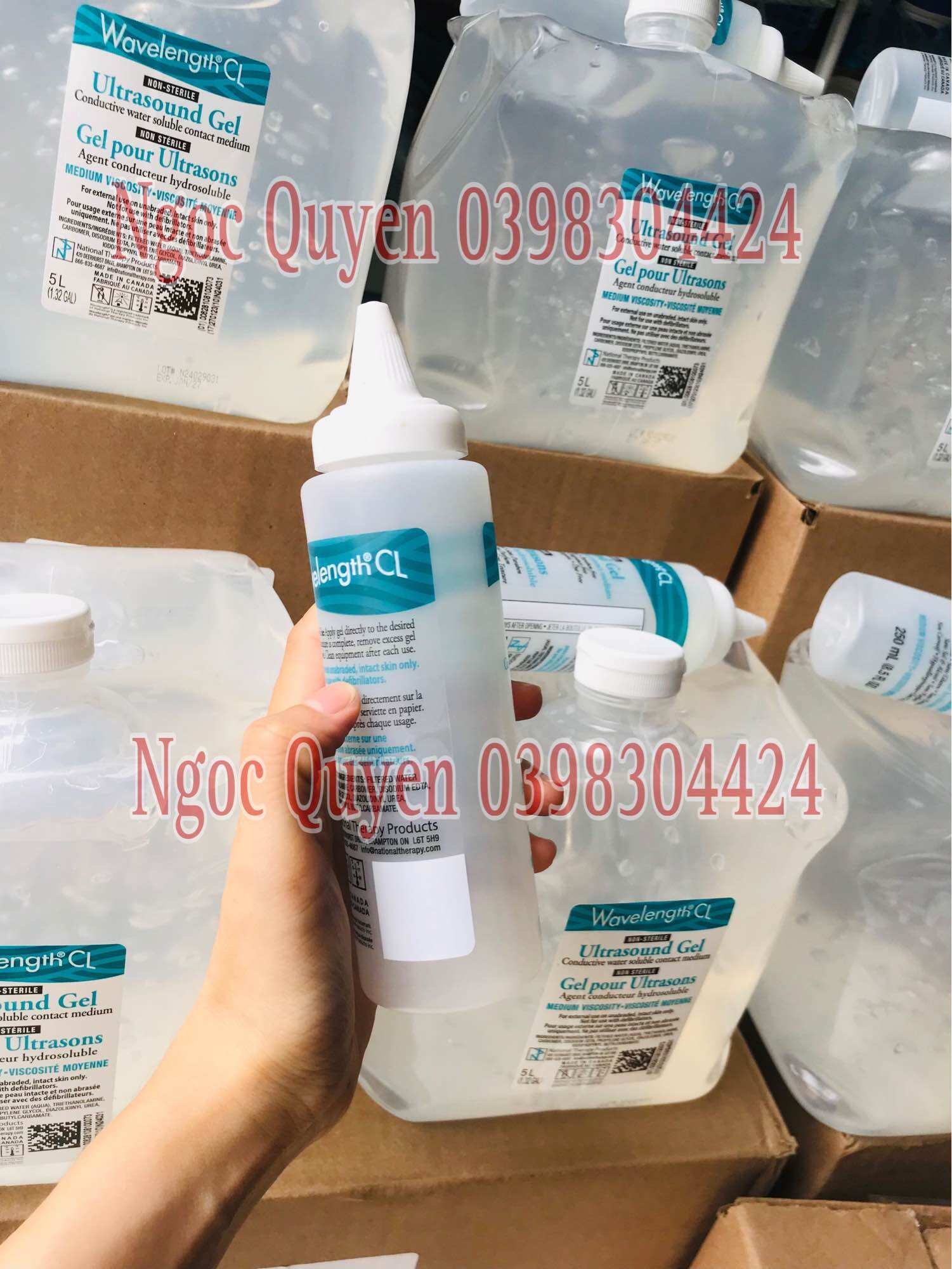 Gel Triệt Lông Lạnh Wavelength Trắng – Gel Hifu (5 Lít/Can)