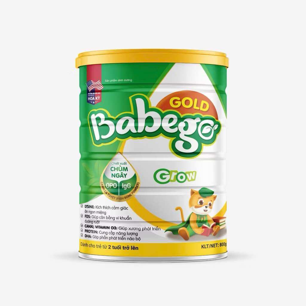 Sữa thảo dược chùm ngây BABEGO