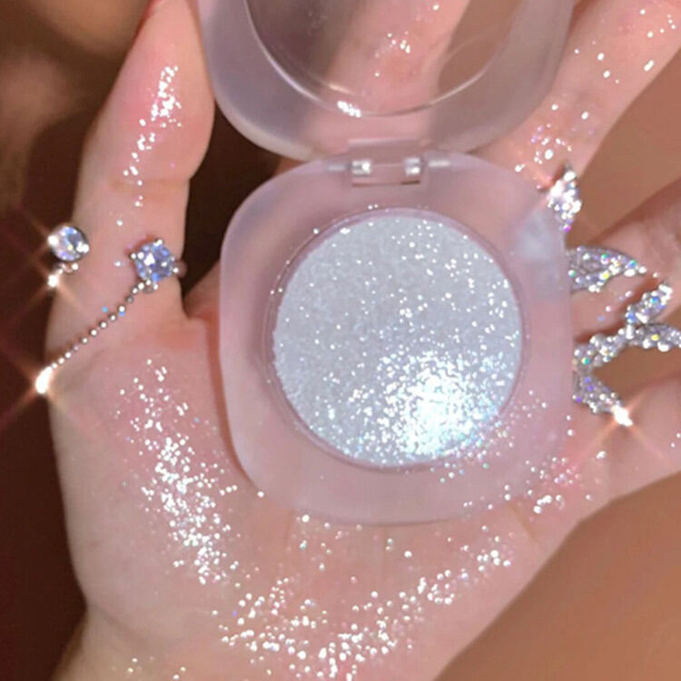 Highlight bắt sáng hộp trong suốt dạng phấn nén