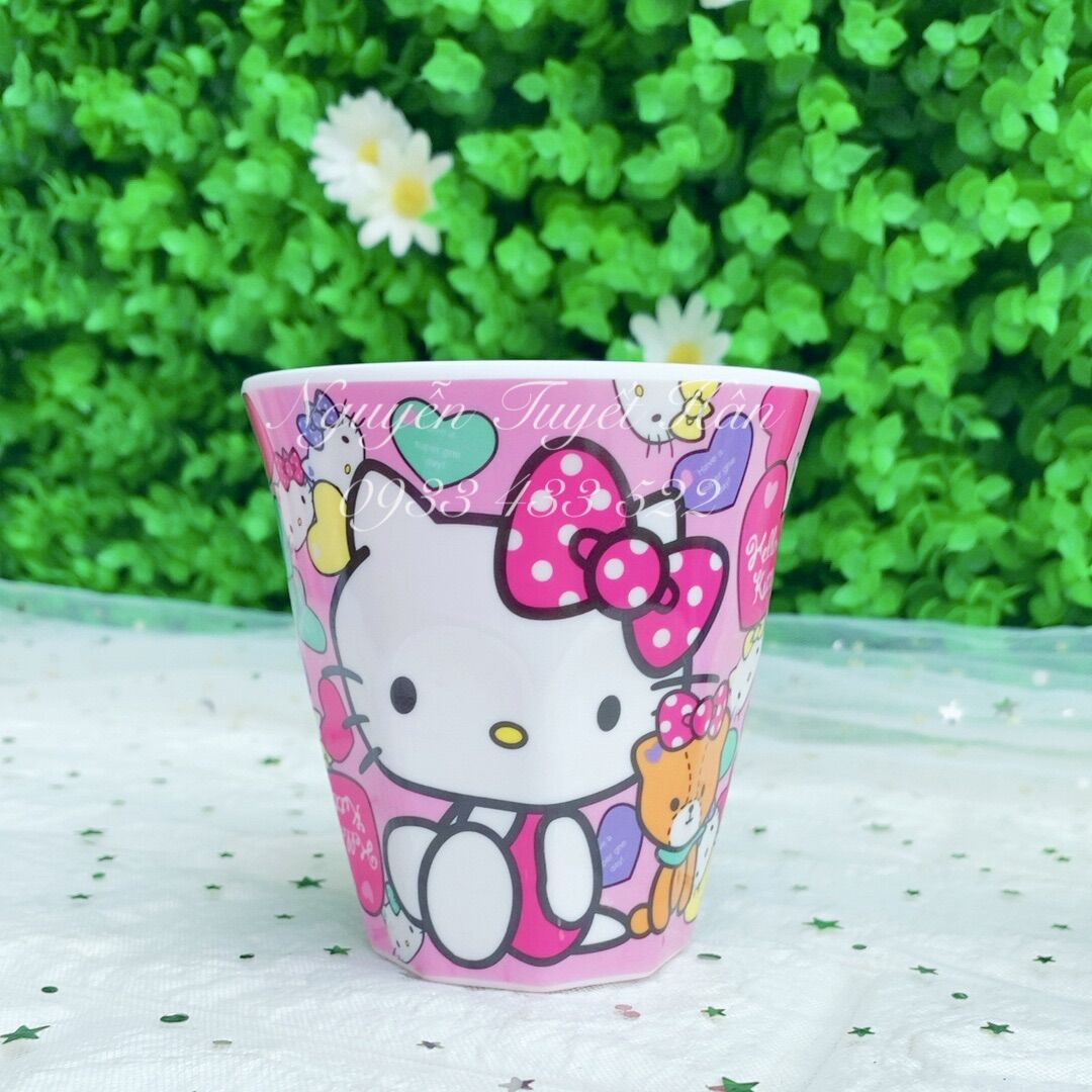 Ly cốc uống nước dung tích 300ml Hello Kitty - Doremon Doraemon