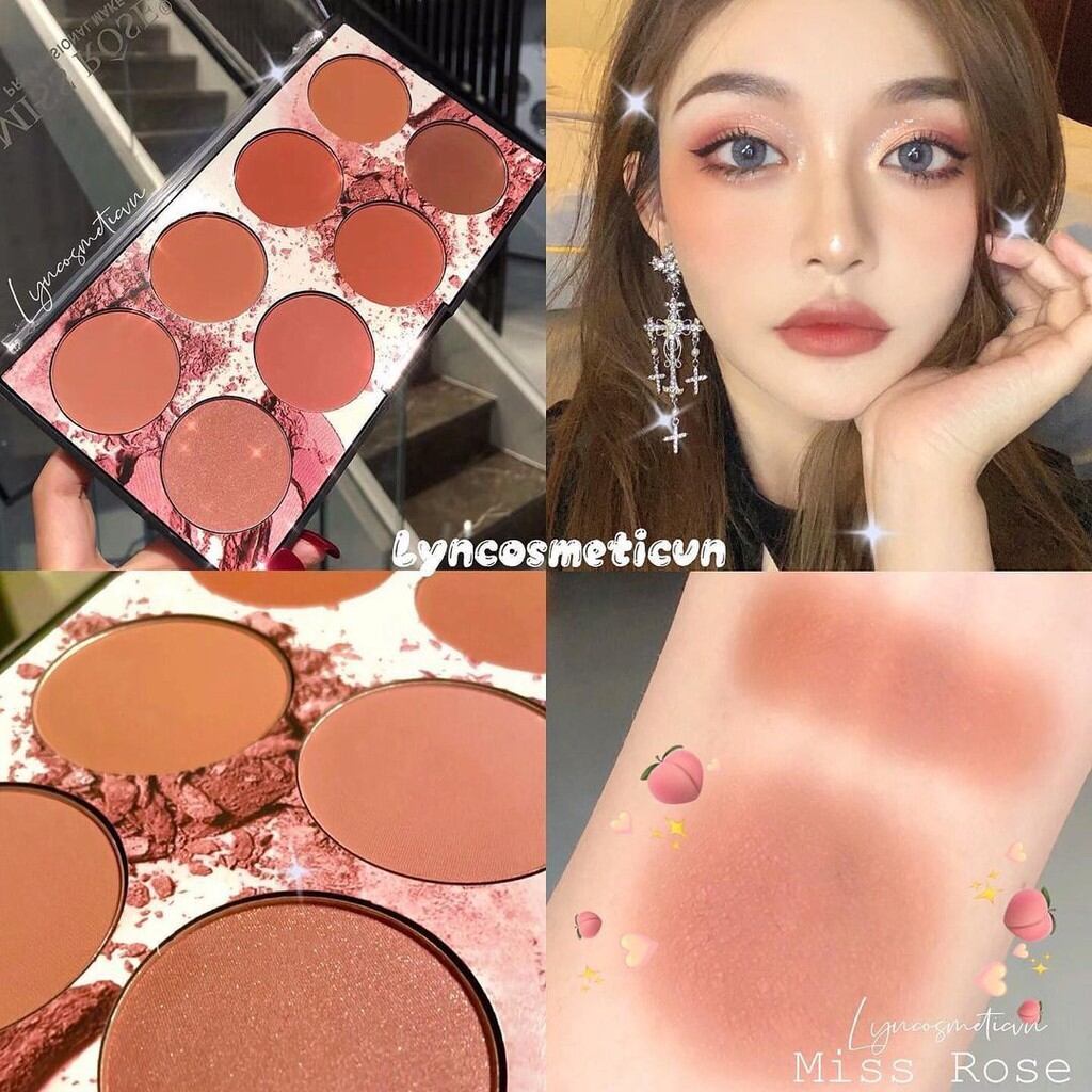 Má hồng 8 ô miss rose
