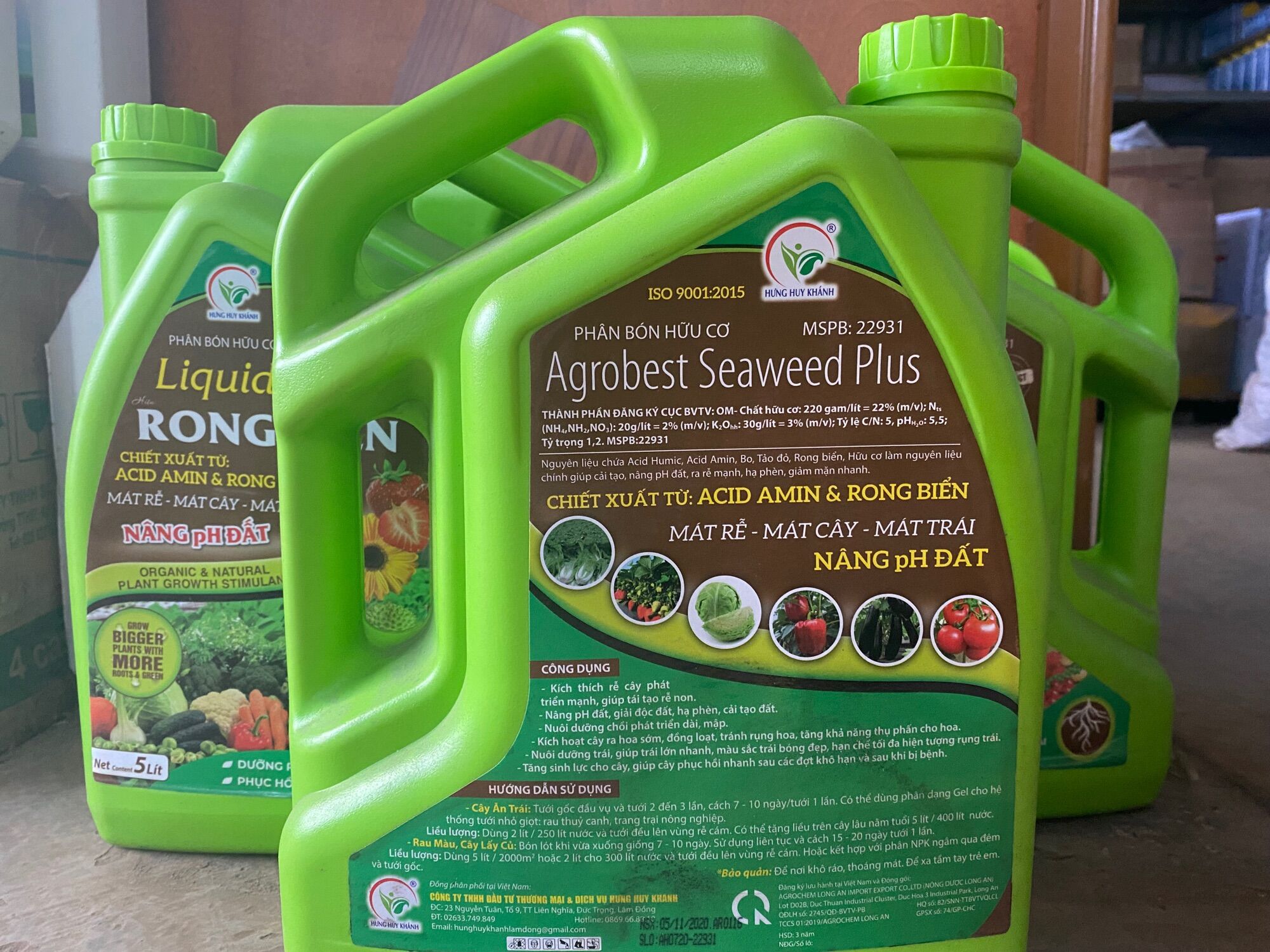 Phân Bón Hữu Cơ LIQUIT RONG BIỂN  Can 5Lít