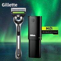 Gillette | Dao Cạo Gillette Labs Dành Cho Nam Với 5 Lớp Lưỡi Dao Nano, Thanh Tẩy Tế Bào Chết, Bộ Phận Tỉa Chính Xác, Tay Cầm Chống Trượt, Hộp Đựng Đứng.