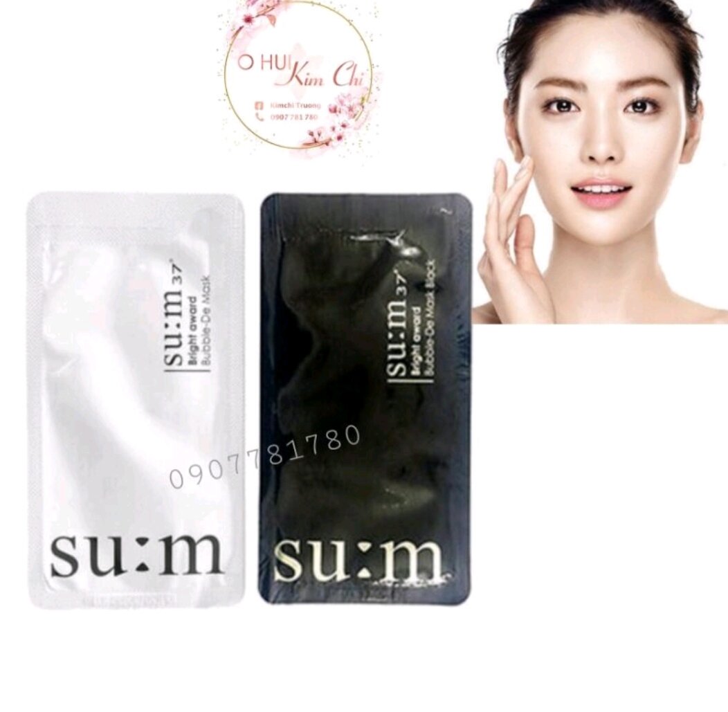 Mặt nạ thải độc đen su:m 37 award Bubble-De Mask 4.5ml