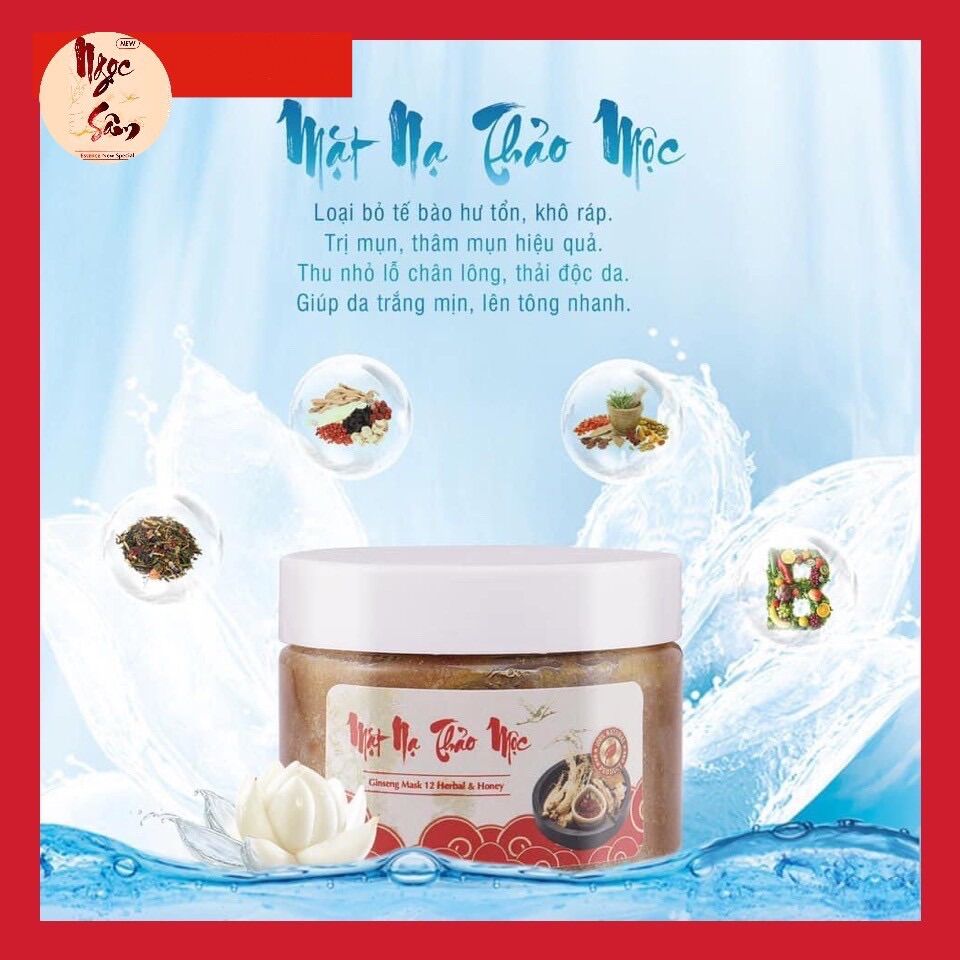 Mặt nạ dưỡng da ngọc sâm dạng pha sẵn