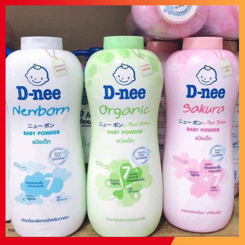 (Chính Hãng) Phấn Thơm D-nee Thái 350g (Được chọn màu)