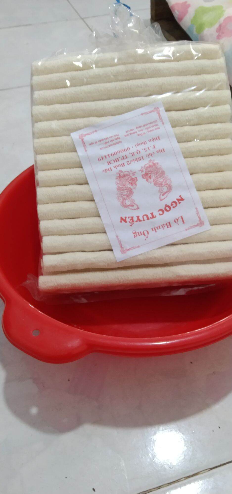 Bánh ống gạo, bánh nổ( bịch lớn 70 ống)