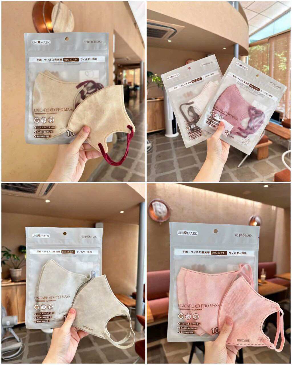 Khẩu trang 6D hàn quốc( gói 10 cái)