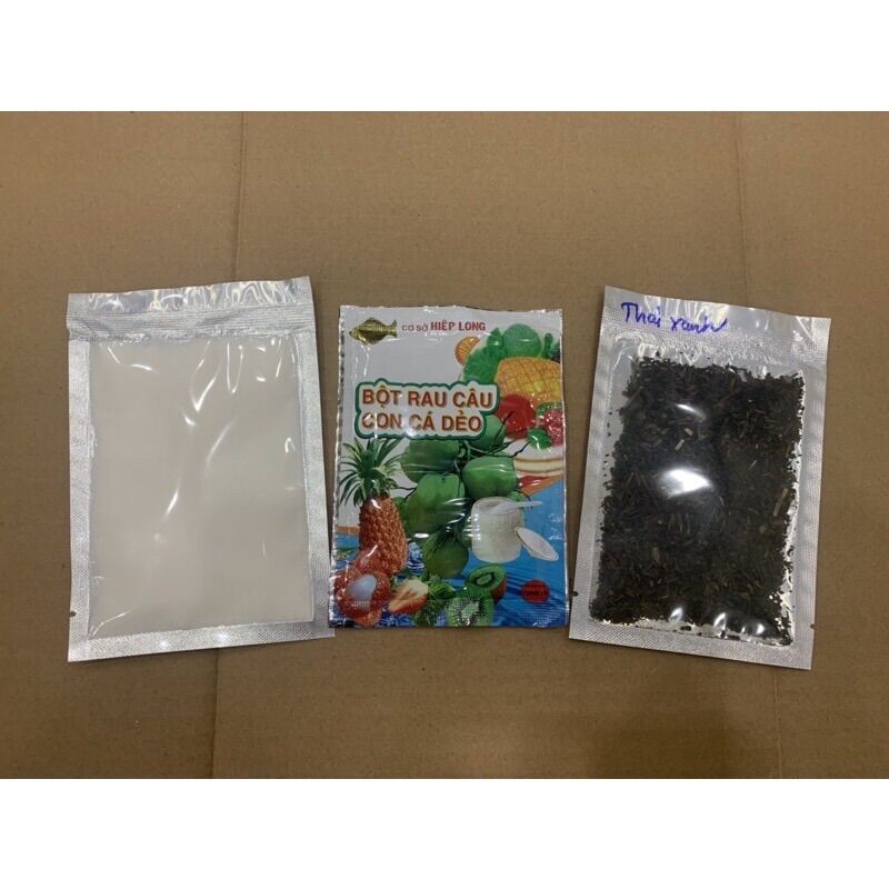 Set nguyên liệu 3 món trà thái xanh/trà thái đỏ