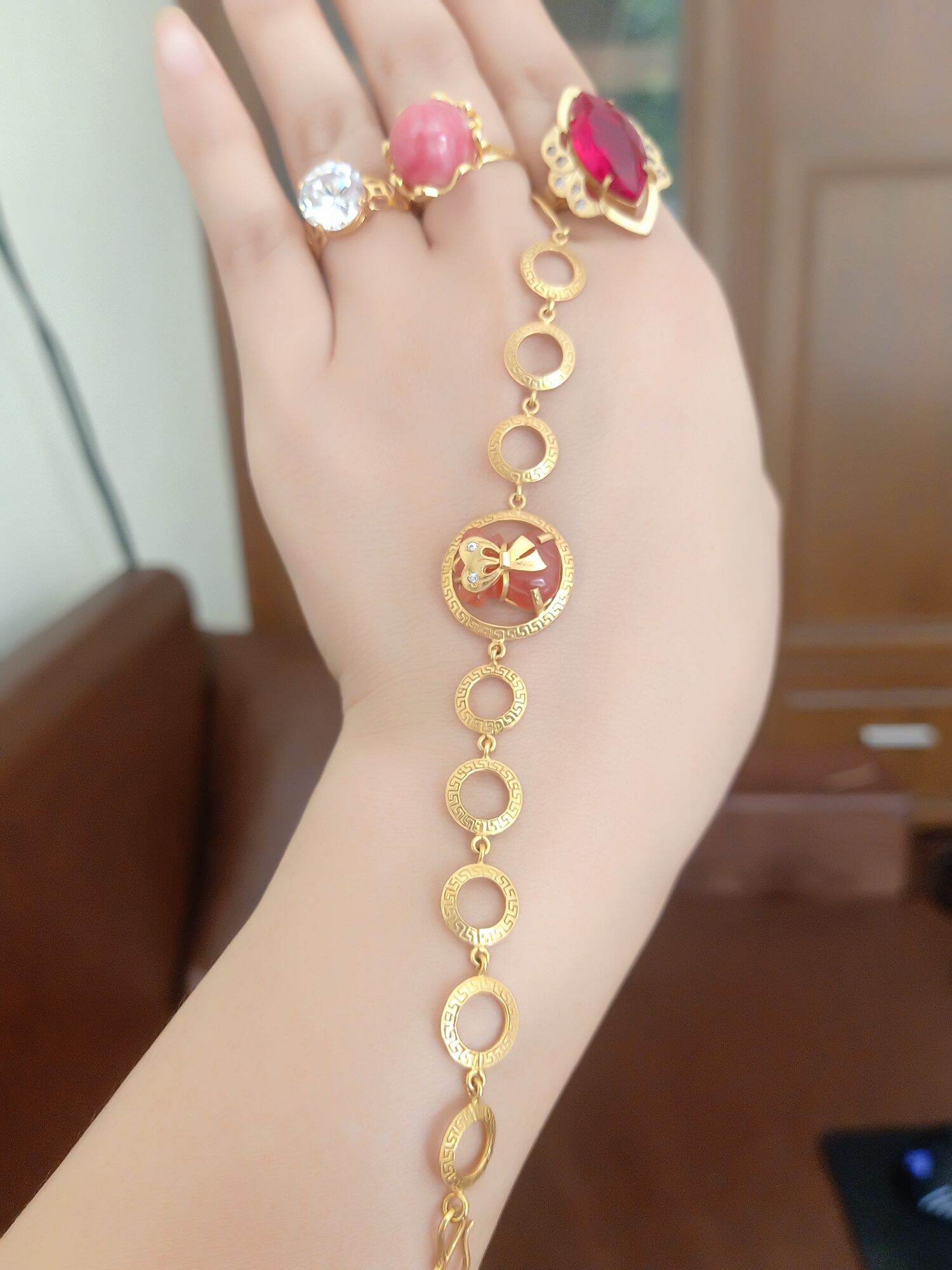 [FREESHIP] LẮC TAY  DÀNH CHO NỮ, VÀNG TÂY NON TUỔI