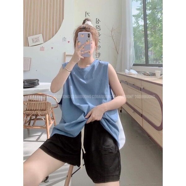 Áo Thun TankTop - Áo Thun Nữ Dáng Rộng