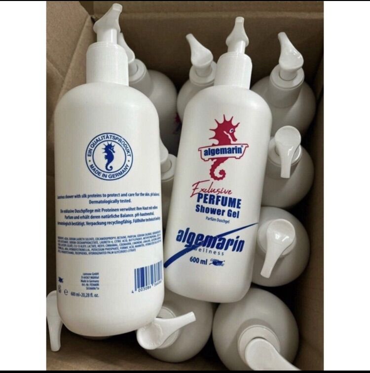 SỮA TẮM CÁ NGỰA ALGEMARIN CHAI VÒI + LỚN 600ML 🇩🇪
