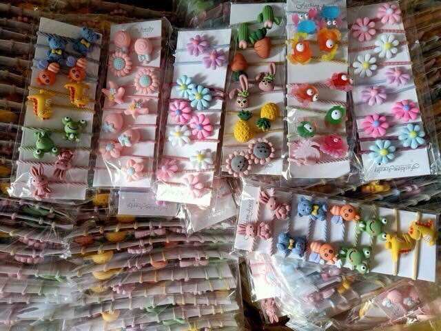 🏵️Vỉ 10 Dây Cột Tóc Nhỏ, Cho Bé (tuỳ chọn mẫu)