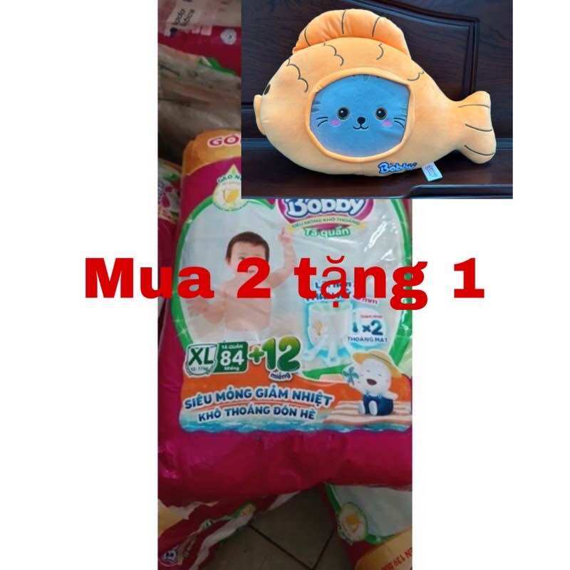 [ MUA 1 TẶNG 1 ] TÃ QUẦN BOBBY MEGA JUMBO GẠO NON XL84