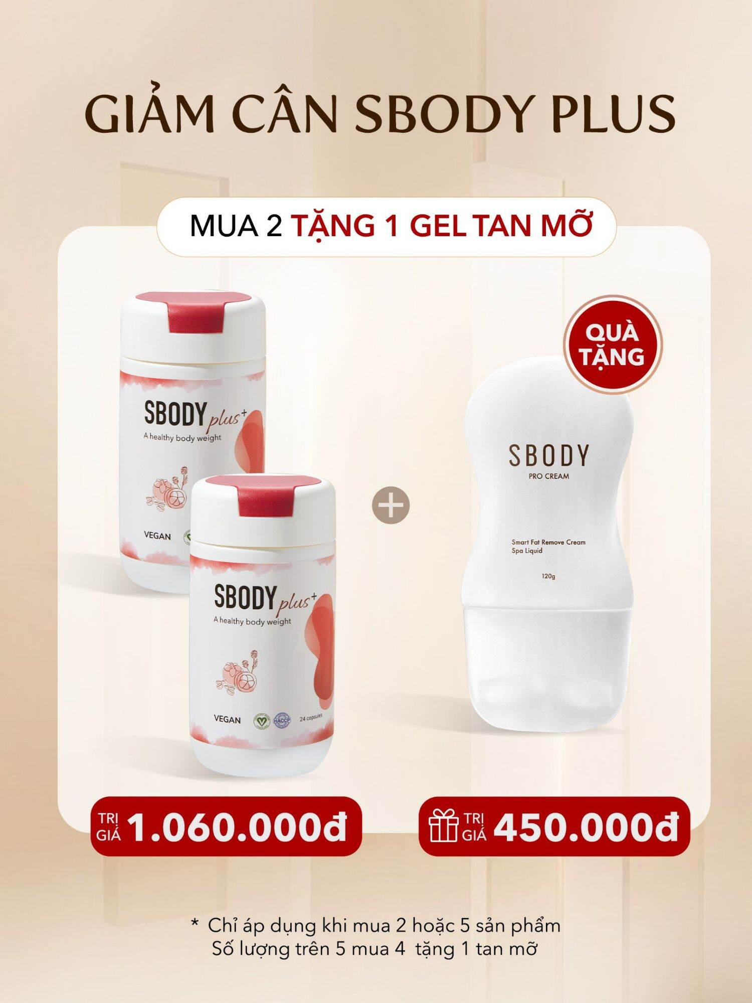 Siêu giảm cân Sbody Plus 24 viên