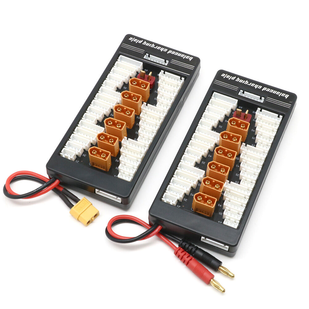 Multi 2S-6S Lipo Parallel Balanced Charging Board XT60 Plug For RC Battery Charger B6AC A6 720i Parallel Charging Plate Board