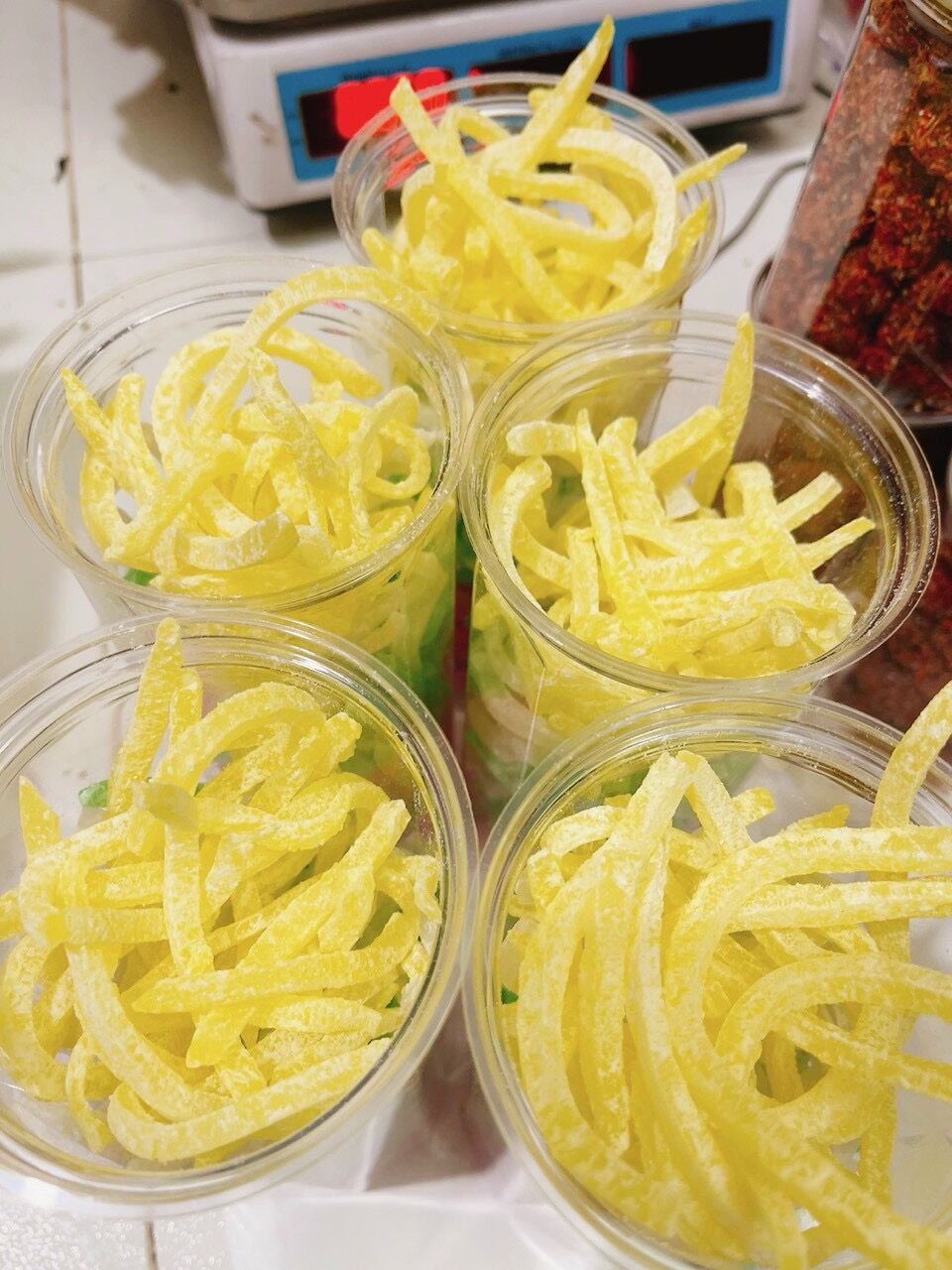 Mứt dừa mix 4 tầng