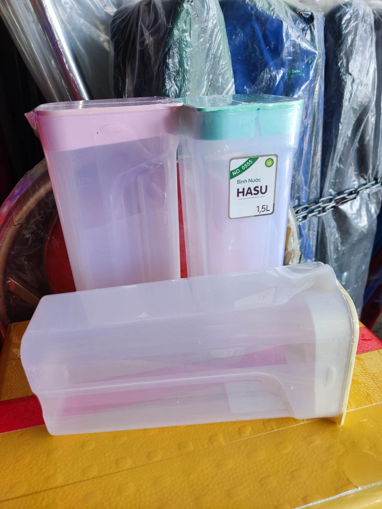 BÌNH NƯỚC HASU VUÔNG