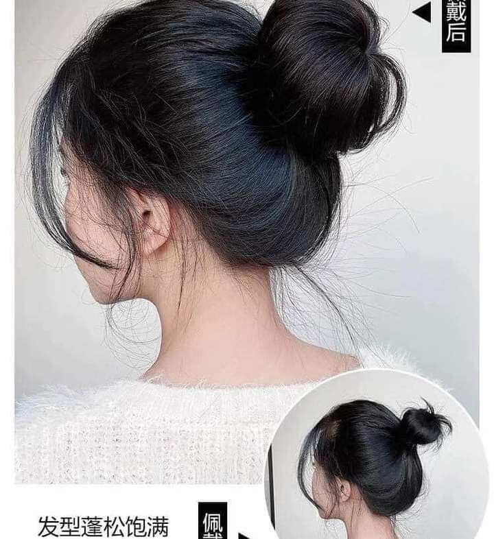 Tóc Búi Tròn Hàn Quốc Siêu Xinh
