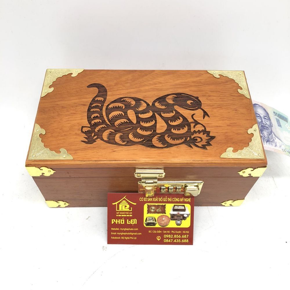 Hộp đựng tiền,đựng dấu phong thủy 12 con giáp
