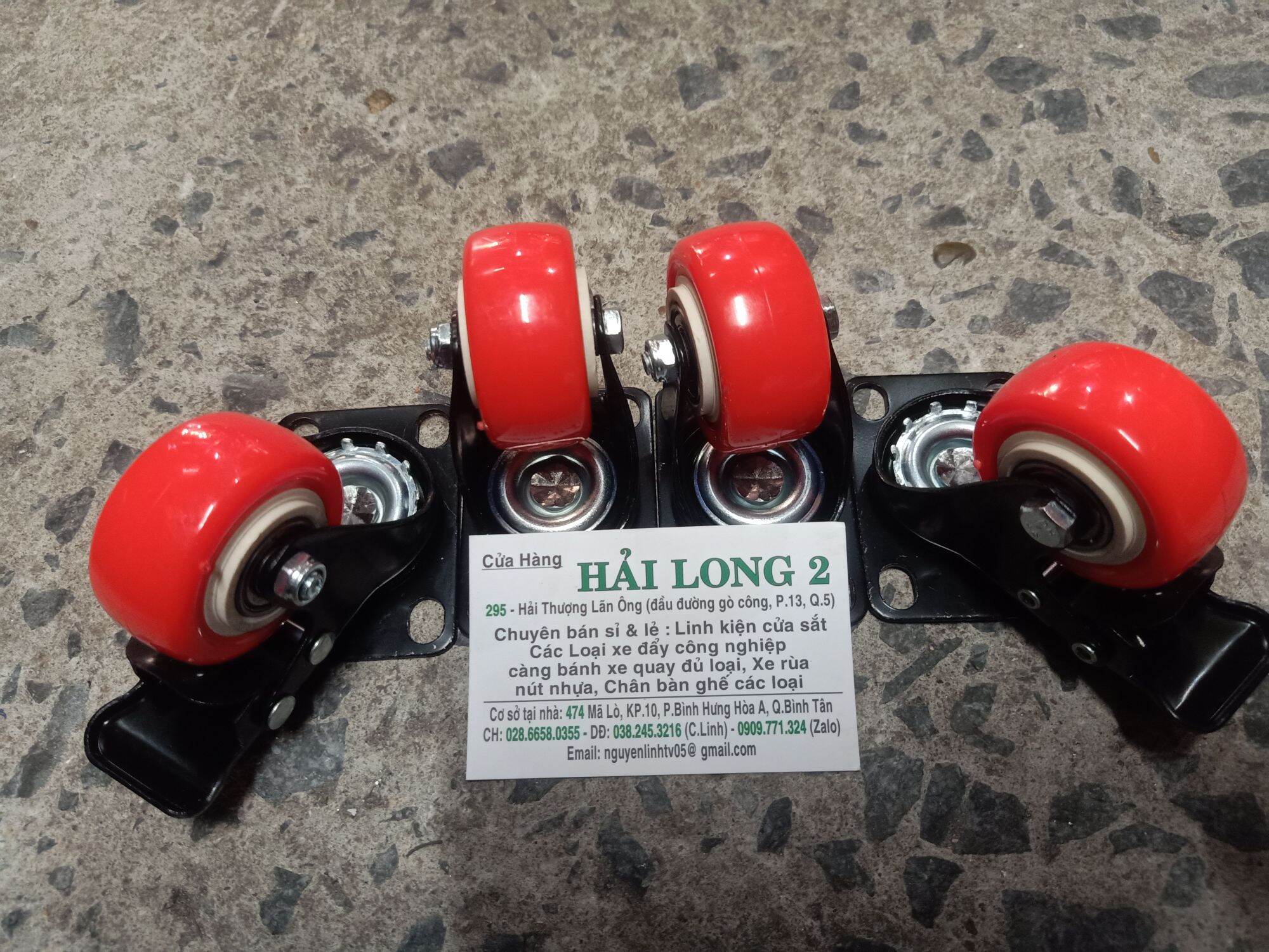 Bánh xe 5f Malaysia Xoay 360 độ ( bộ 4 bánh )