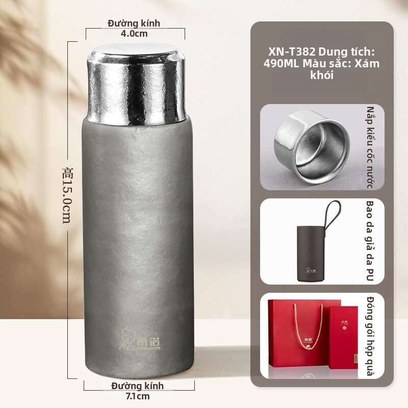 Pure Titanium High-End Thermal Cup - 9