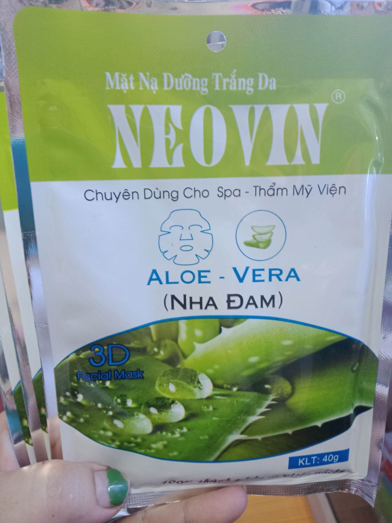 Combo 3 miếng mặt Nạ Dưỡng Trắng Da Nha Đam