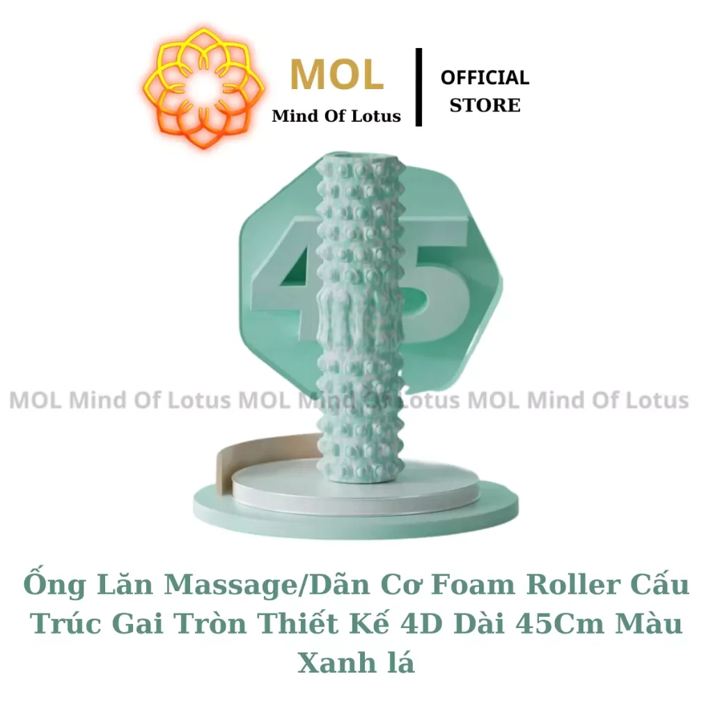Con lăn massage 45cm tập Yoga/GYM/PILATE Foam Roller