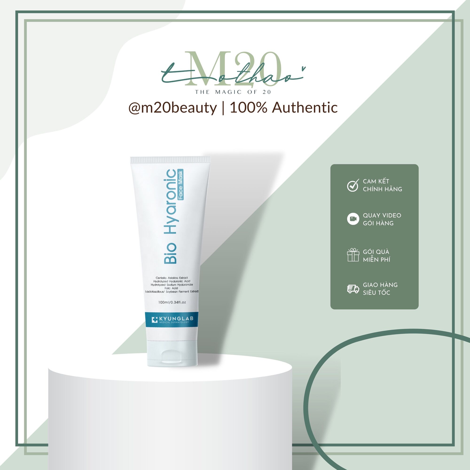 Mặt nạ B9 Bio Hyaluronic Face Mask
