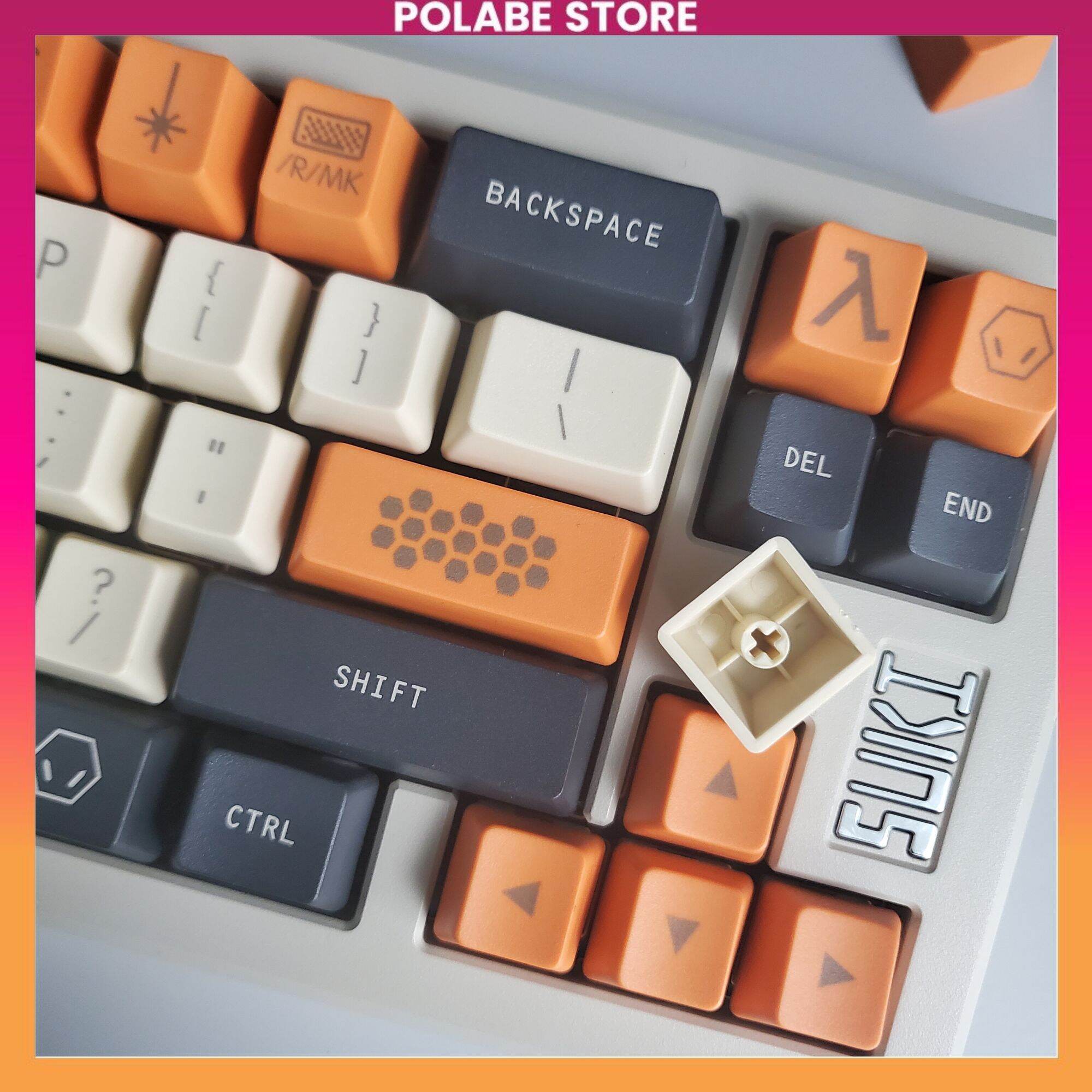 Keycap Carbon OEM Profile PBT bàn phím cơ - Polabe Store