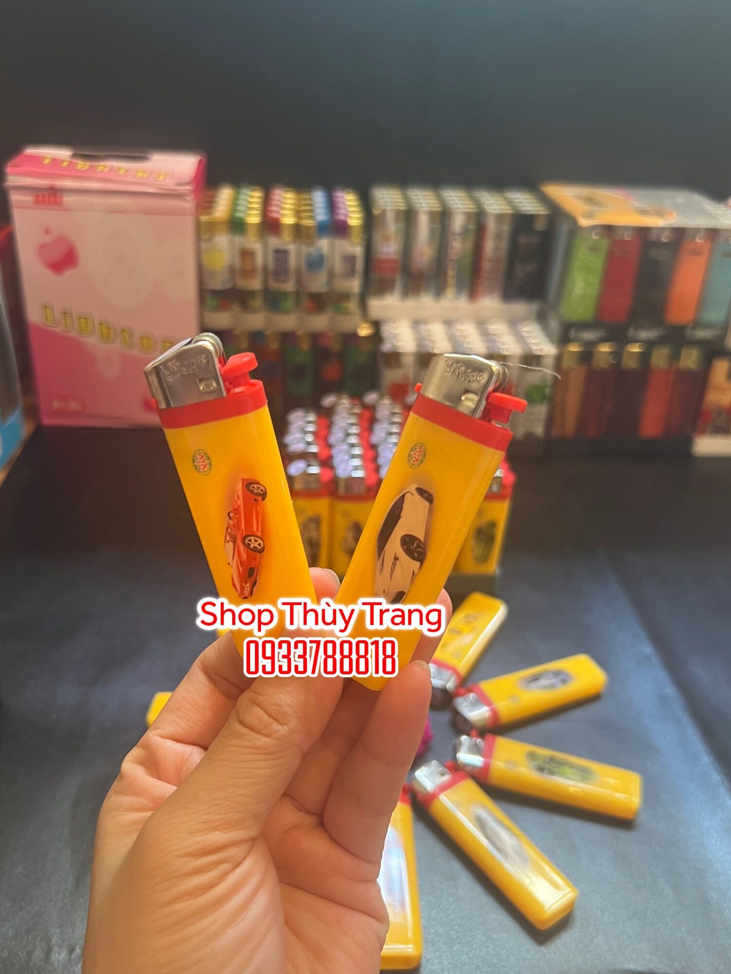 Quẹt gas vàng xe Giang Đạt Thành( hộp 50 cái)