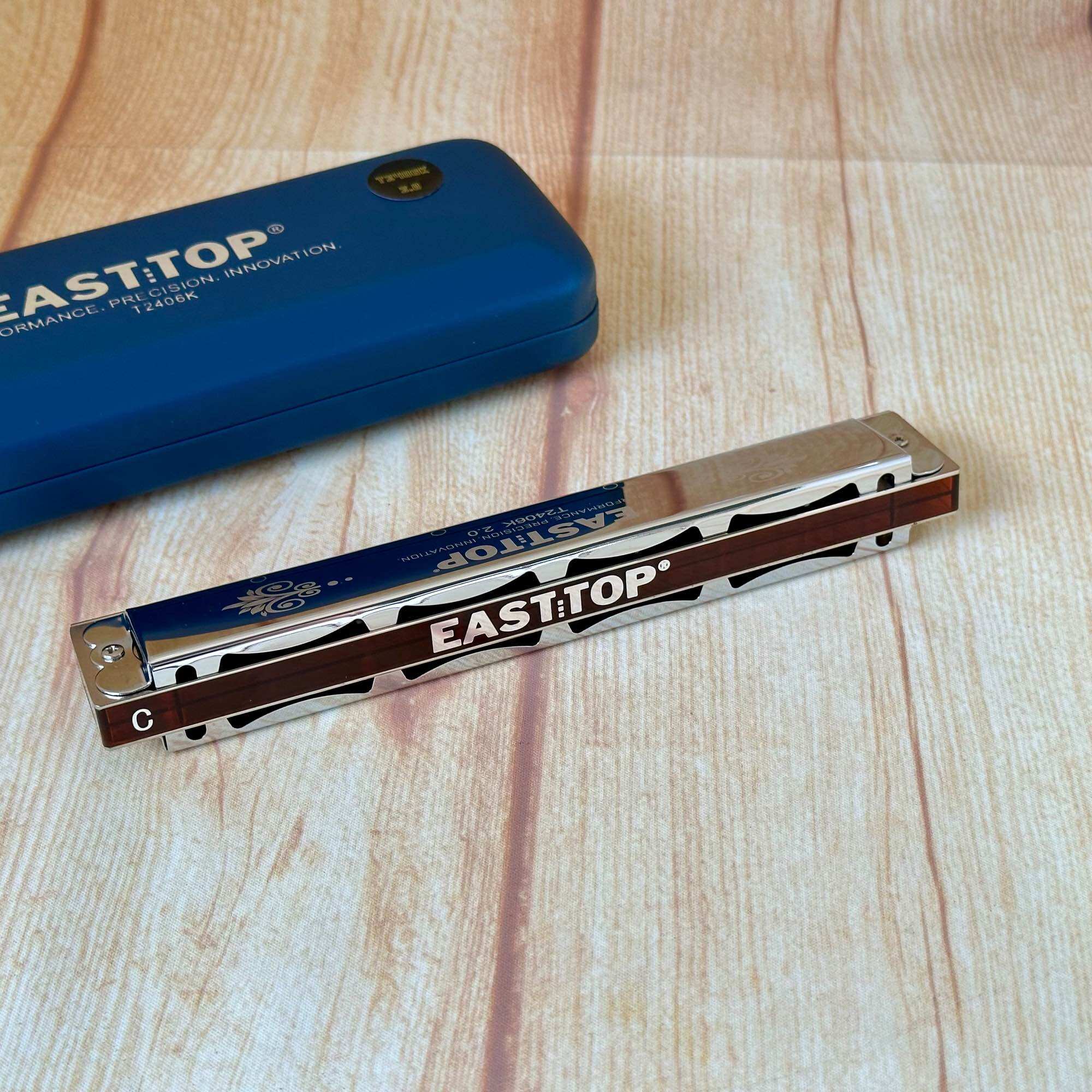 Kèn Harmonica 24 lỗ Easttop T2406K version 2.0 chính hãng