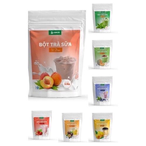 Bột trà sữa pha sẵn BKB Vị Dâu 500g date 19/7/2022