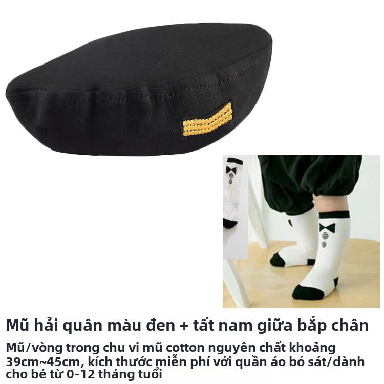 Mũ Bé Trai Mũ Beret Phong Cách Anh Quốc Mũ Tròn Bằng Cotton Cho Trẻ Sơ Sinh Mũ Tròn Không Có Viền Mũ