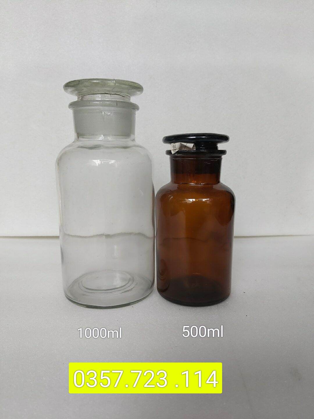 Lọ thuỷ tinh 500ml đựng chè