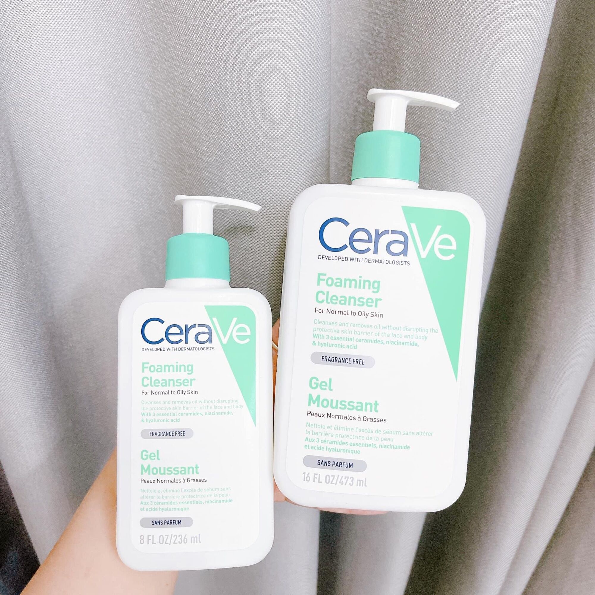 𝐒𝐮̛̃𝐚 𝐫𝐮̛̉𝐚 𝐦𝐚̣̆𝐭 𝐂𝐞𝐫𝐚𝐯𝐞 𝐝𝐢̣𝐮 𝐧𝐡𝐞̣ 473ml dành cho da dầu
