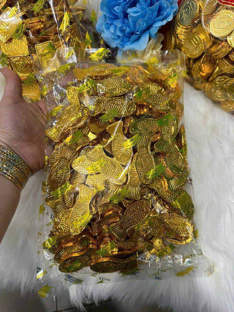 Socola cá chép vàng 1kg Date mới - TÚI 1 KG