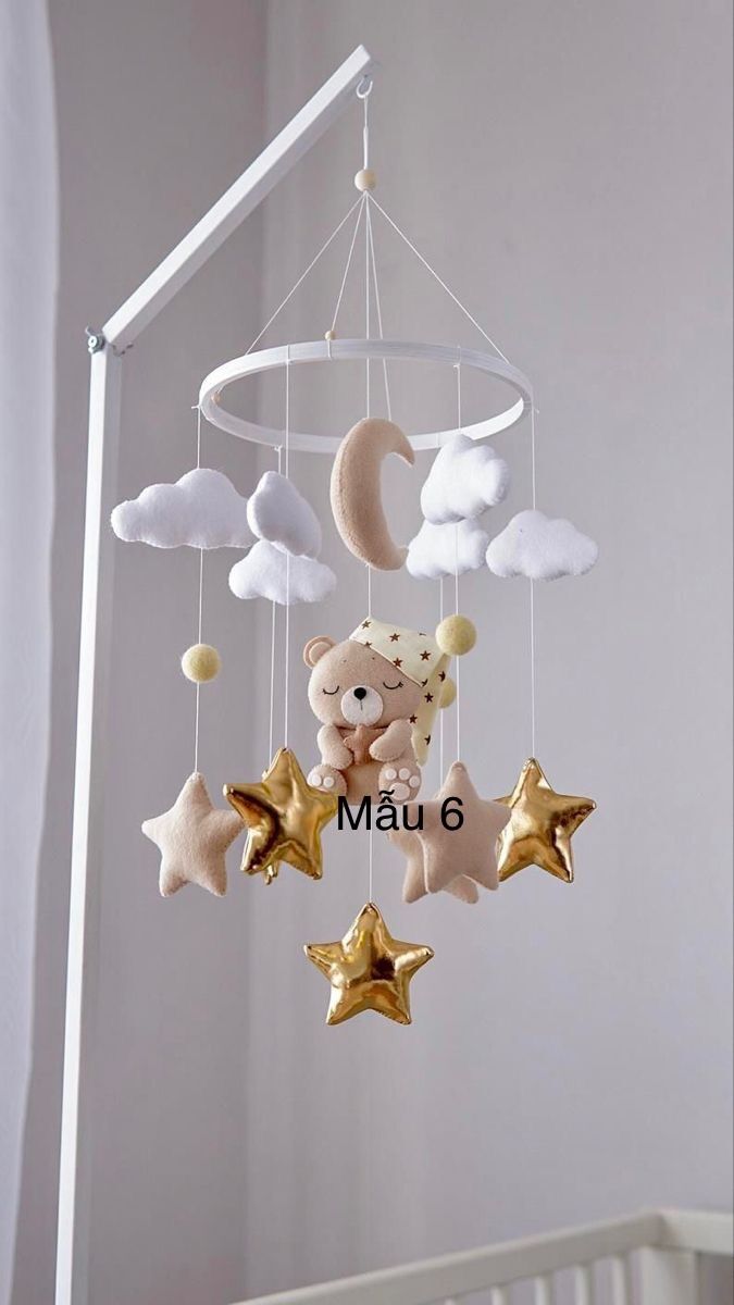 Treo nôi kích thích thị giác { Gấu mơ màng}