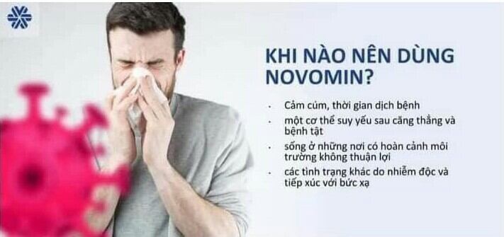 novomin tăng cường sức đề kháng