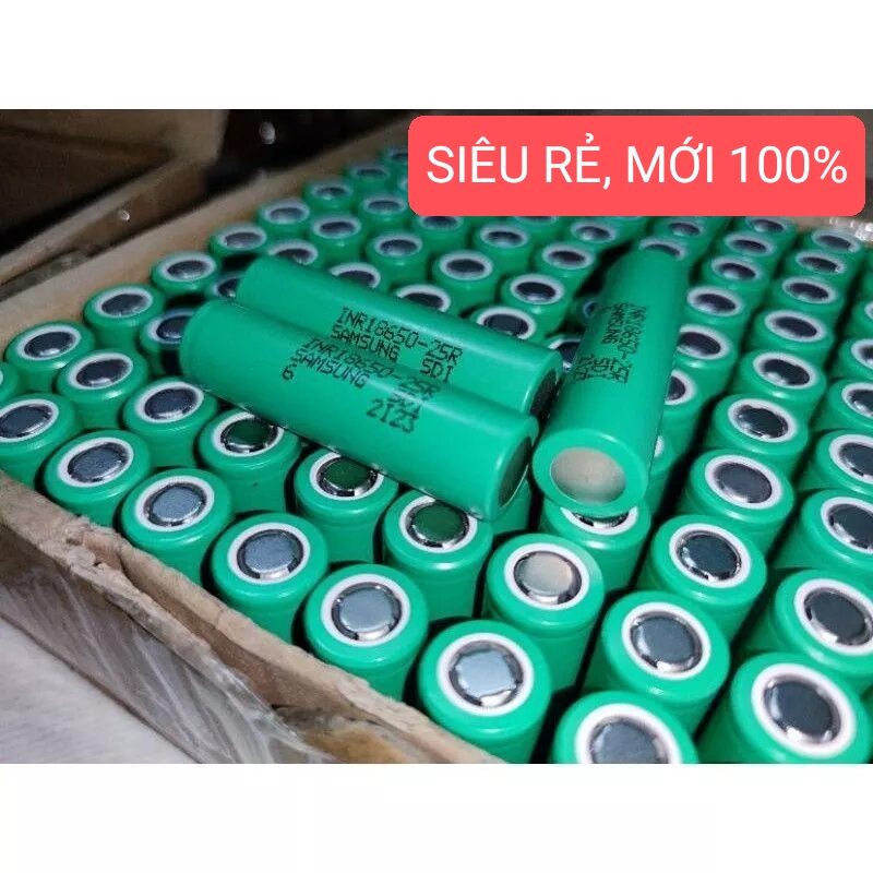 Cell pin samsung 18650-new 100%-chuẩn dung lượng
