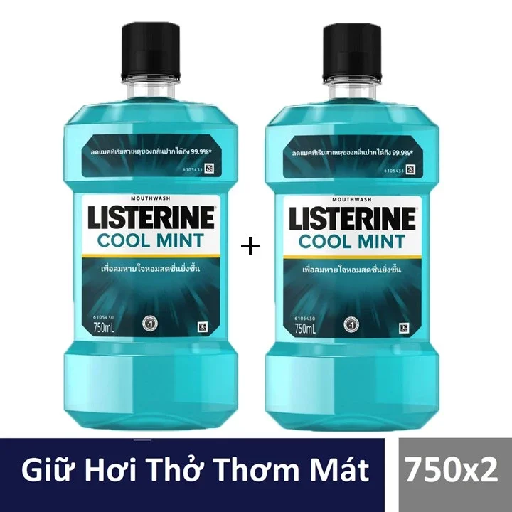 Nước Súc Miệng Listerine Coolmint Cay 750ml