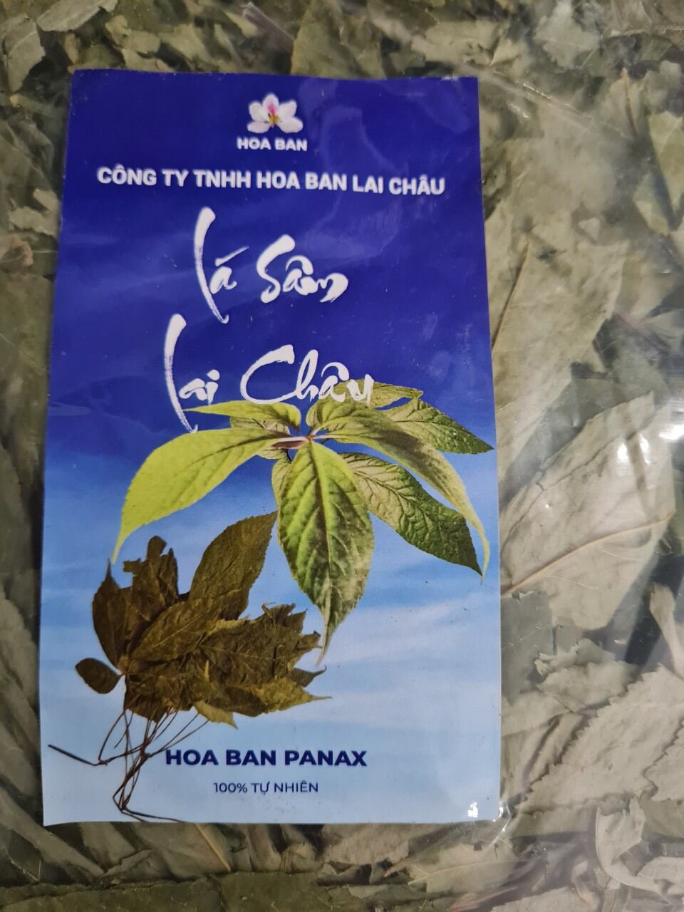 Lá sâm lai châu sấy