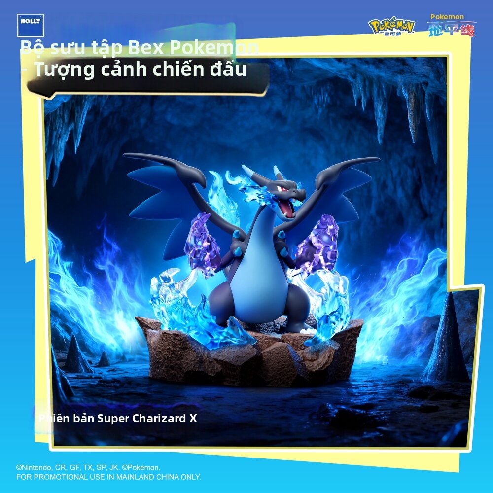 Trang Trí Bàn Hình Nhỏ Chính Hãng Pokémon Chủ Đề Chiến Đấu